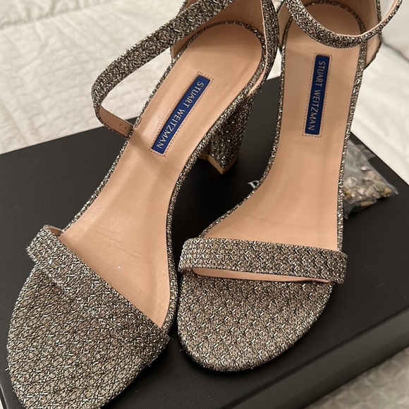 Stuart Weitzman beaded sandal size 9 1/2 - Picture 2 of 11